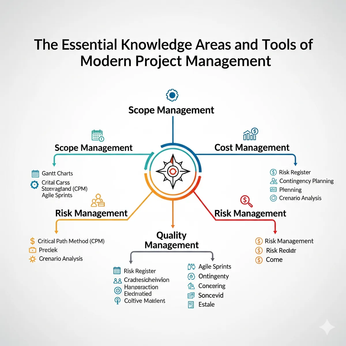 The Essential Knowledge Areas and Tools of Modern Project Management