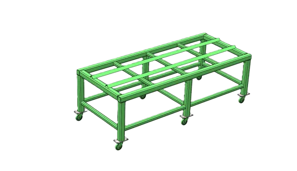 Horizontal Trolley Design for Paint Line